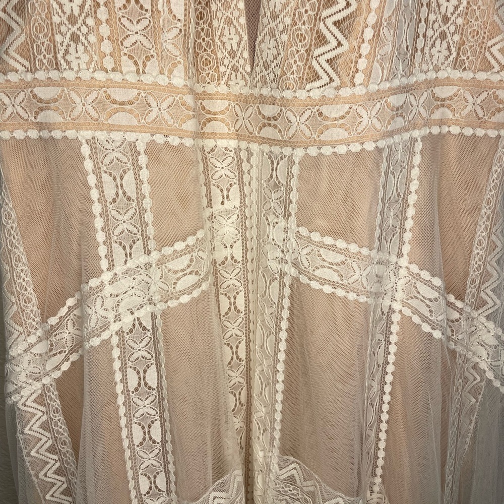NWT Whimsy Boho Maxi Bridal Dress Size 14 - Picture 16 of 16